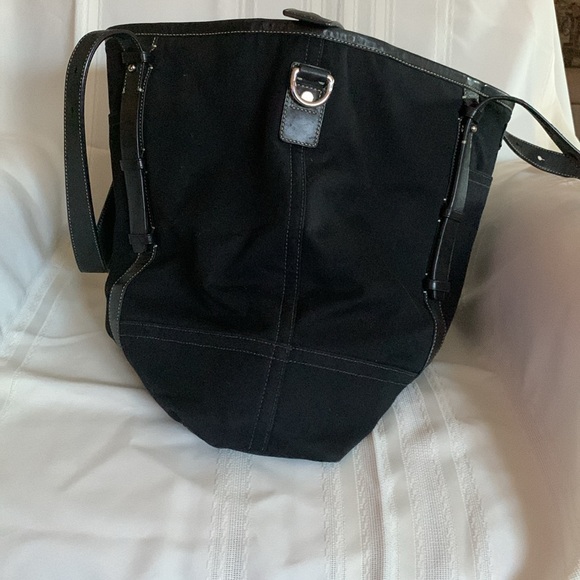 Coach Black 70265 Canvas Tote - Picture 4 of 7